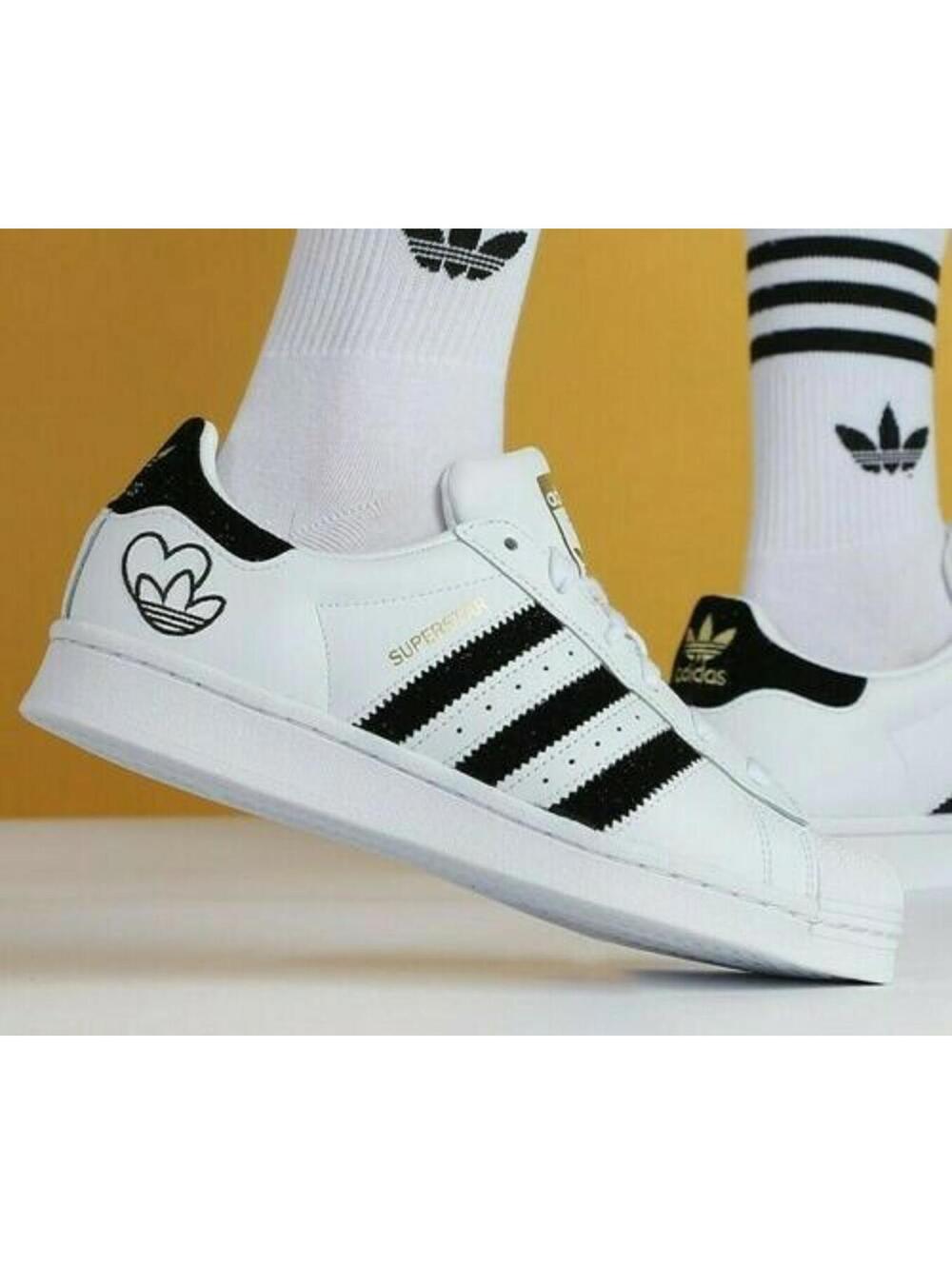 Adidas Originals Superstar 'Heart Logo' FY4755 Lifestyle Women's Shoes Size 7